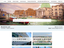 Tablet Screenshot of excursionsllc.com